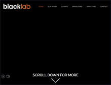 Tablet Screenshot of blacklab.com.au